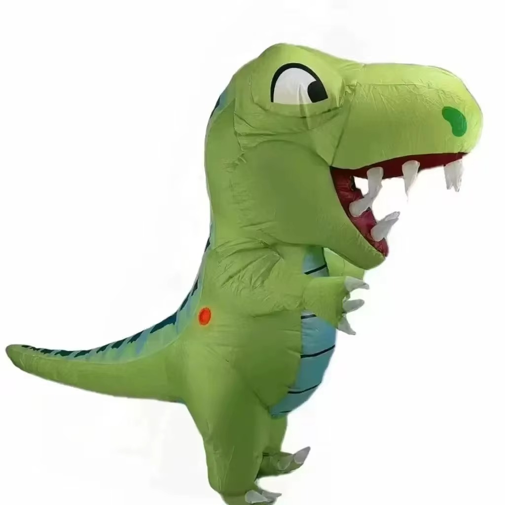 Suits - Costume gonfiabile da dinosauro con testa