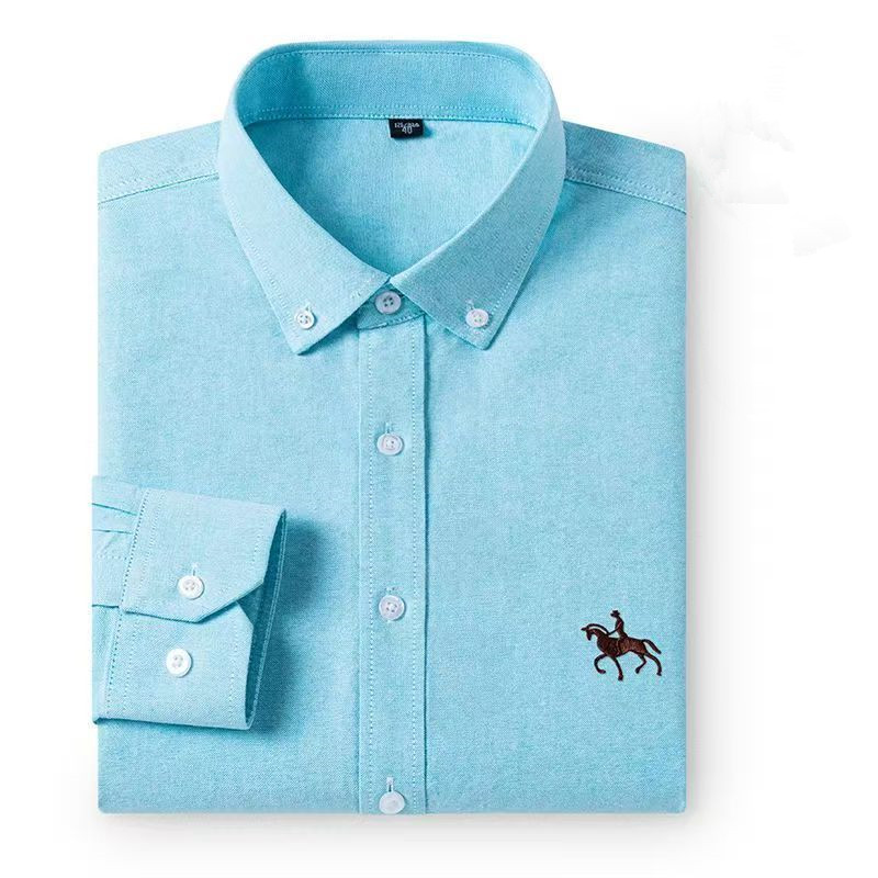 Oxford Cotton Casual Shirt Business - Camicie Oxford da uomo in 100%