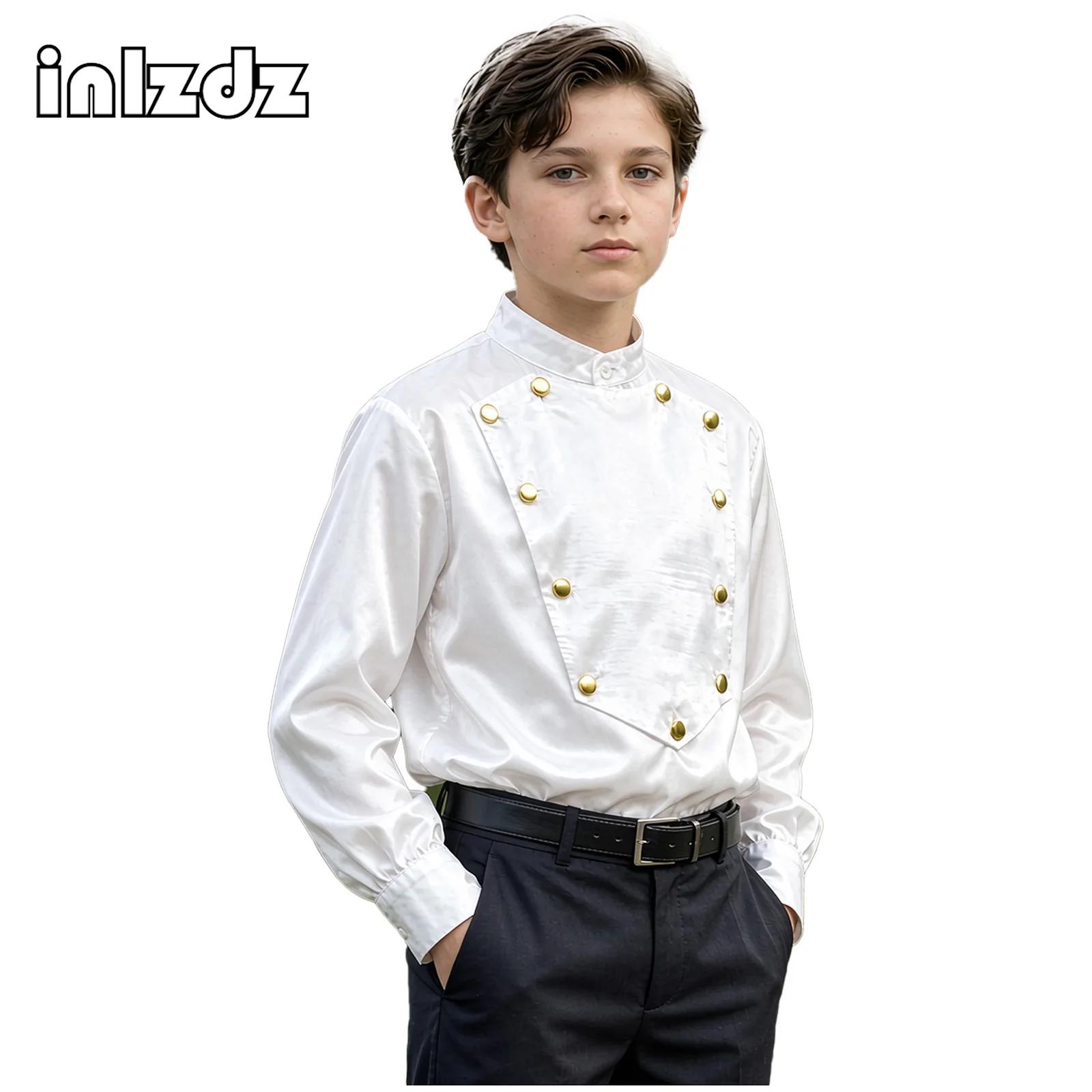 Shirts - Camicia in raso stile medievale rinascimentale