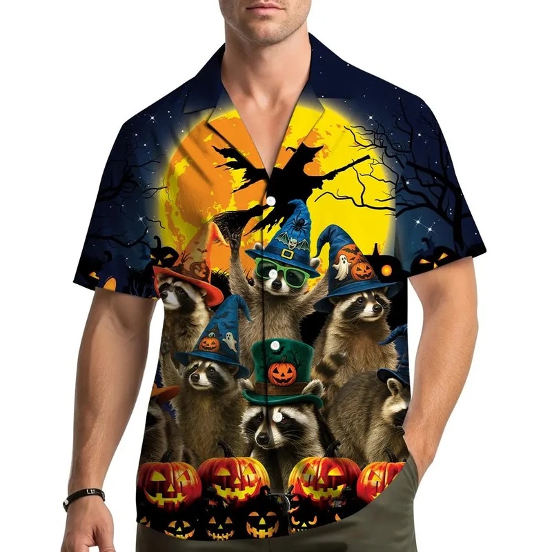 Camicia Estiva da Uomo con Mot - Vintage Hawaiian Floral Shirt recensione e prezzo