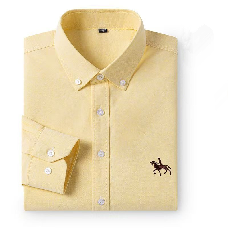 Camicie Oxford da uomo in 100% - Oxford Cotton Casual Shirt Business recensione e prezzo