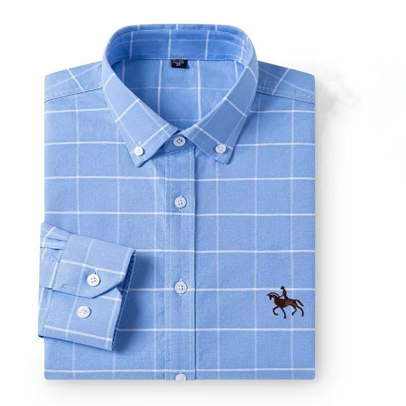 Camicie Oxford da uomo in 100% - Oxford Cotton Casual Shirt Business recensione e prezzo
