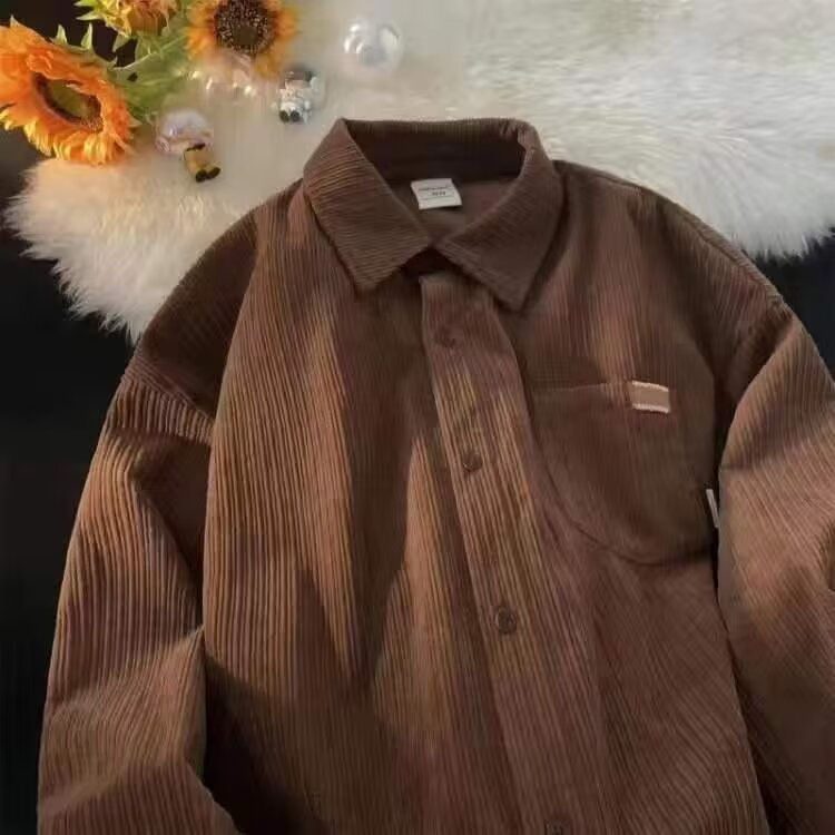 Camicia da uomo in velluto a c - Corduroy Button Up Shirt Men recensione e prezzo